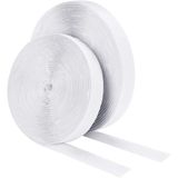 Fitas Adesivas 10m 2pcs, Fita Adesiva Fita, Loop De Gancho De Arranhão Autoadesivo Para Molduras Canvas Mosquito Net Instalação, Adesivo Diy