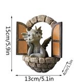 Decoração Da Casa, Pingente De Dinossauro Pequeno, Pingente De Resina, Mão
