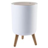 Lixeira De Cozinha Estilo Japonês Com Pés Altos - Casa
