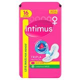 Absorvente Intimus Gel Tripla Proteção Cobertura Seca Com Abas Leve 16 Pague 14