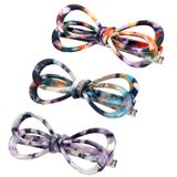 3 Clipes De Cabelo Pack Duckbill Hair Clip 2,5 Polegadas Bow Hair Pins Fashion Hollow Bow Hair Clips For Women Girls