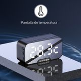 Portátil Bluetooth Alto-falante Rádio Suporte De Telefone G5 Preto