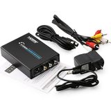 Hdmi Para Av Rca Composite S-video Video R / L Converter Preto