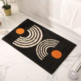 Tapete Simples Da Porta Do Banheiro, Absorvente De Banheiro De Entrada Doméstica