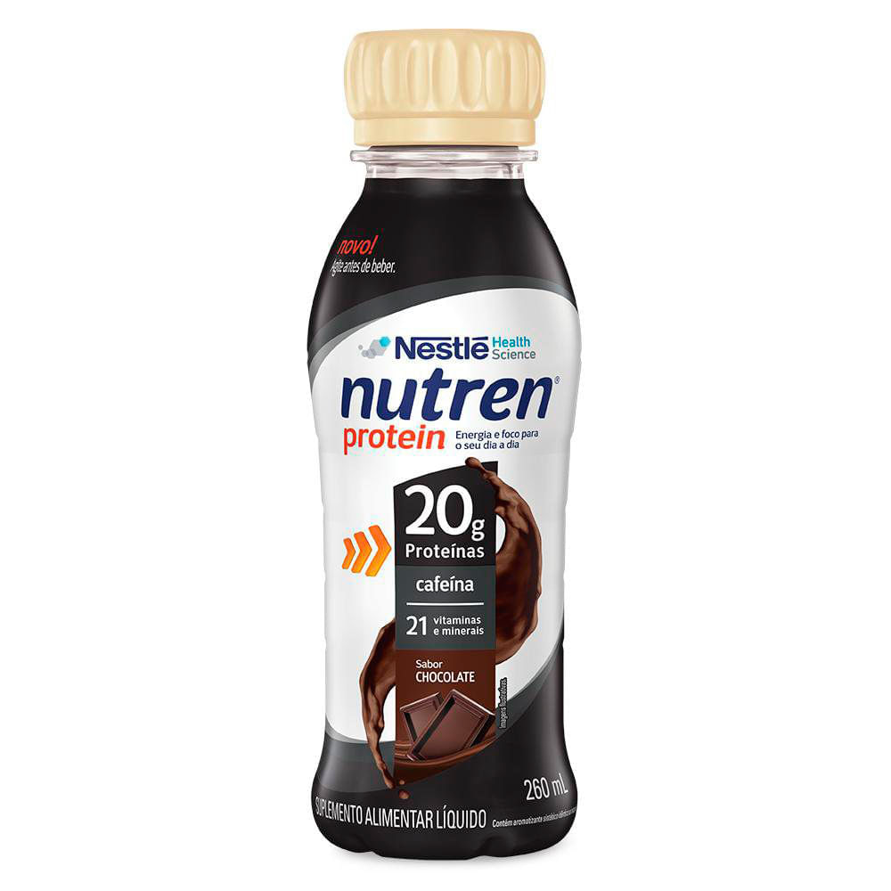 Nutren Protein Chocolate Suplemento Alimentar 260ml