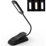Luz Do Livro, 12 Led Usb Recarregável Luz De Leitura Com Brilho De 3 Níveis Para Lâmpada De Leitura Noturna De Proteção Ocular