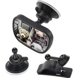 2 Peças Espelho Retrovisor Do Carro Bebê, Espelho Retrovisor Durável Do Carro Bebê, 360 ° Ajustável, Para Bancos Traseiros De Segurança