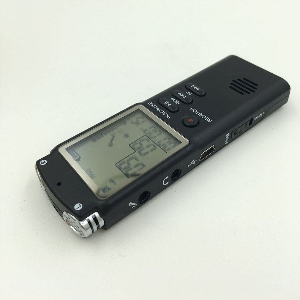 Mini Digital Sound Gravador De Voz Audio Dictaphone Mp3 Playe