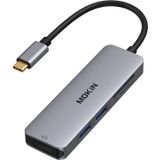 Adaptador Usb C Hub Hdmi Para Macbook Pro 2019/2018/2017, Mokin 5 Em 1 Dongle Usb-c Para Hdmi, Leitor De Cartão Sd/tf E 2 Portas Usb 3.0 (sp