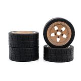 4pcs 100x43mm Pneus De Roda Compatíveis Com 1/7 Zd Racing Ex07