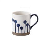 Caneca De Pedra Colorida Pintada À Mão, Café Da Manhã Estudantil
