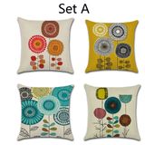 Melhor Venda 4 Pack Almofada Decorativa Cobre Almofada Quadrada