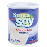 Leite Supra Soy Sem Lactose Em Pó Lata 300g Sabor Original