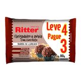 Barra De Cereais Ritter Brigadeiro E Aveia Com Chocolate Leve 4 Pague 3 Com 4 Unidades De 20g Cada