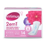 Absorvente Intimus Proteção 2 Em 1 Com 14 Unidades