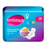 Absorvente Intimus Dia E Noite Extra Suave Com Abas 28 Unidades