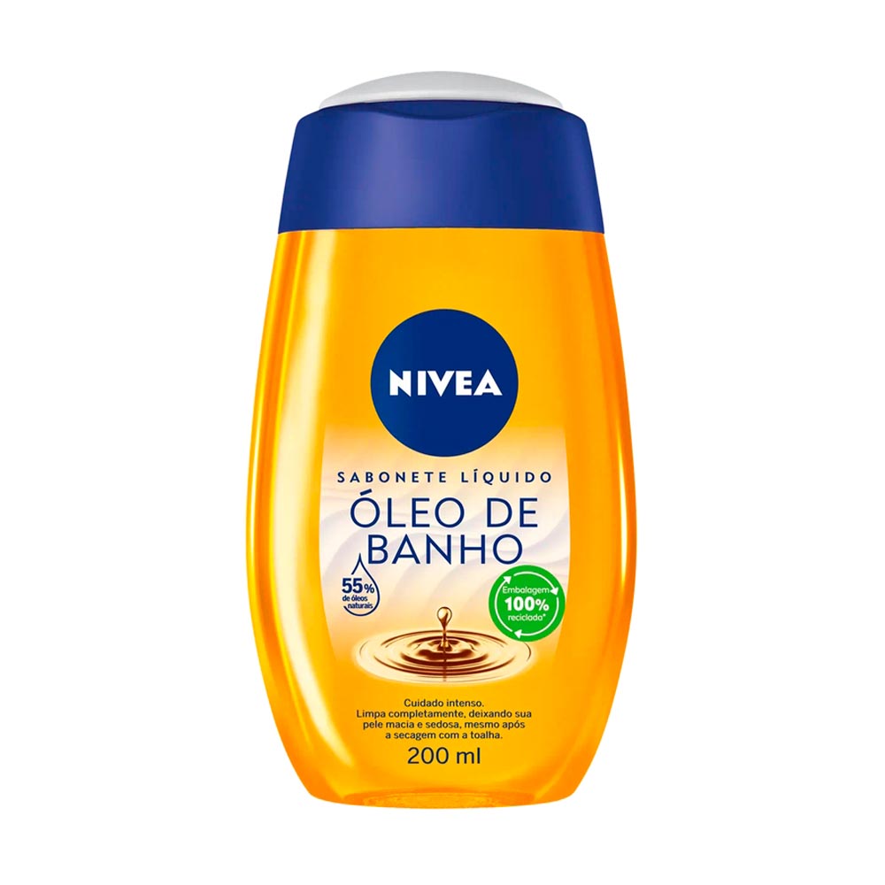 Sabonete Líquido Nivea Óleo De Banho 200ml