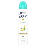 Desodorante Antitranspirante Aerosol Dove Go Fresh Pera E Aloe Vera 150ml