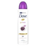 Desodorante Antitranspirante Aerosol Dove Go Fresh Amora E Flor De Lótus 150ml