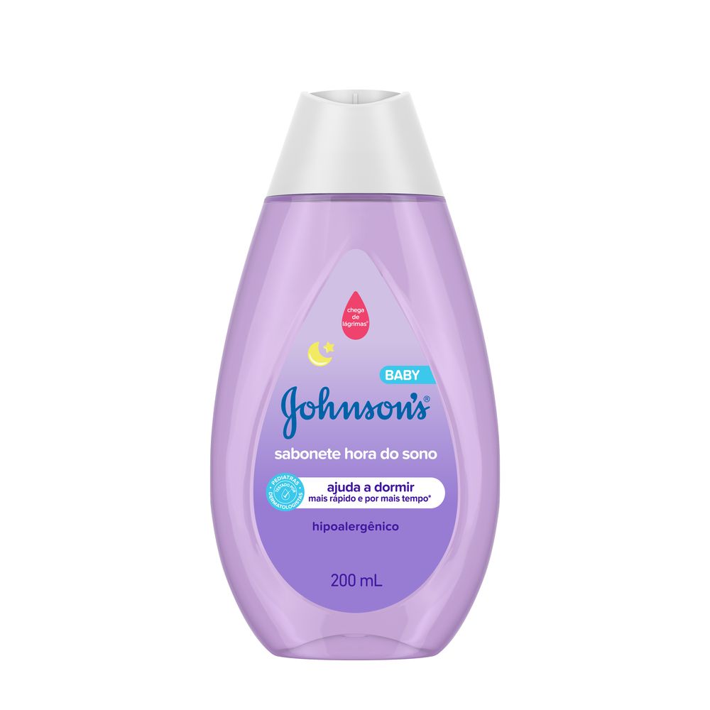 Sabonete Líquido Infantil Johnson&#39;s Hora Do Sono 200ml