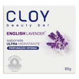 Sabonete Em Barra Ultra Hidratante English Lavender Cloy Beauty 80g