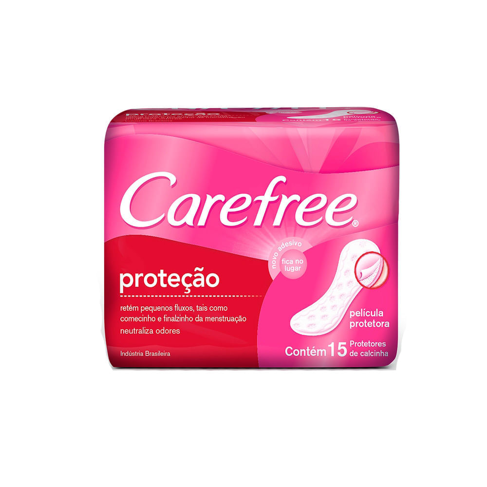 Protetor Diário Carefree Proteção Com Perfume 15 Unidades