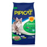 Areia Higiênica Pipicat Classic Para Gato Com 4kg