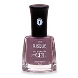 Esmalte Risqué Diamond Gel Cor Lavanda Francesa 9,5ml