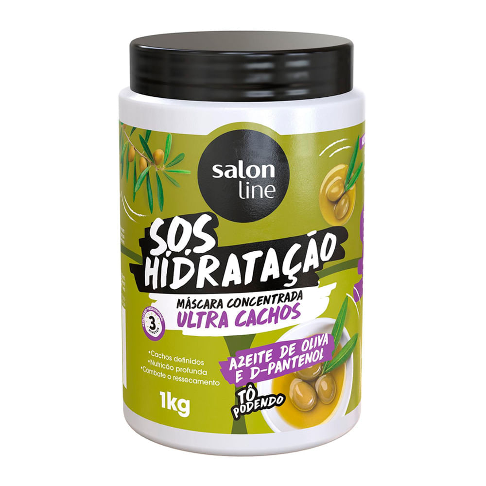 Máscara Capilar Salon Line S.o.s Hidratação Ultra Cachos 1kg