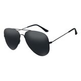 Oculos De Sol Aviador Feminino Masculino Case Flanela Preto