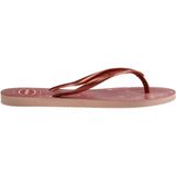 Chinelo Havaianas Feminino Slim Gloss 39/0 Rosa Ballet