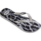 Chinelo Havaianas Feminino Top Animals 39/0 Cinza/prata