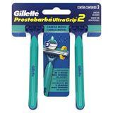 Aparelho De Barbear Descartável Ultragrip 2 C/ 2 Unidades