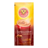 Cappuccino 3 Corações Sabor Chocolate Sachê 20g