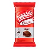 Chocolate Nestlé Classic Diet Sem Adição De Açúcar Com 30g Chocolate Nestlé Classic Diet Com 25g