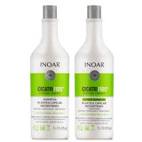 Shampoo + Condicionador Inoar Cicatrifios Plástica Capilar Instantânea 1 Litro Cada