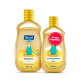 Kit Shampoo Infantil Baruel Baby Suave 400ml E Condicionador Infantil Baruel Baby Suave 210ml