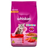 Ração Para Gatos Whiskas Filhotes Sabor Carne E Leite 900g