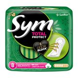 Absorvente Sym Total Protect Cobertura Suave Sem Abas Com 8 Unidades