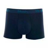 Cueca Mash Boxer Modal Zig Zag Elástico Confortável Básica Azul Marinho M