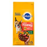 Ração Para Cães Pedigree Adultos Raças Pequenas E Minis Sabor Carne E Vegetais 2,7kg