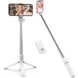 Tripé De Polo De Selfie. 40 &#39;&#39; Bluetooth Selfie Stick Monopod Monopod Controle Remoto Sem Fio Ajustável Para Iphone 12/11/11 Pro / X / Xs /