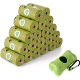 Sacos De Cocô De Cachorro, 20 Rolls Pack De 300, 9 X 13&#39;&#39; Sacos De Cocô Biodegradáveis E Compostáveis Com Dispensador, Extra Grosso, À Prova