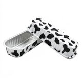100 Pcs Retangular Aluminum Foil Tin Paper Cup, Forno