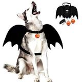 Asas De Morcego De Cachorro, Fantasias De Halloween Para Cães, Fantasia De Animal De Estimação, Asas De Morcego Para Cães Com Coleira De Cac