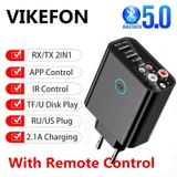 Bluetooth Transmissor De Áudio E Receptor 5 0 Carregador ~ (us Wh