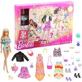 Barbie Advent Calendar Com Boneca Barbie (12-in), 24 Surpresas Incluindo Roupas E Acessórios Da Moda Do Dia-a-noite, Embalagem Temática Fest