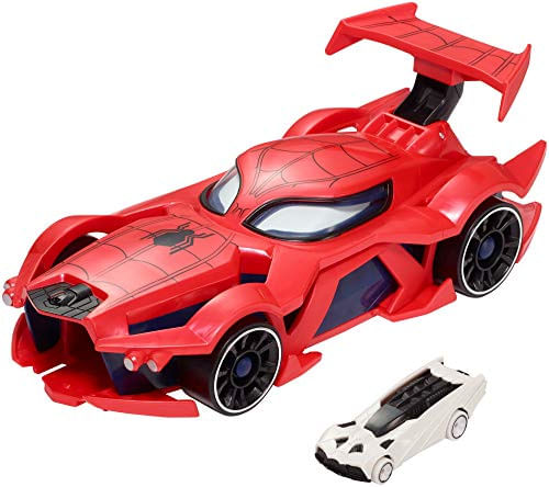 Brinquedo Marvel Carro Hot Wheels Spider-man Web Launcher Exclusivo Da Amazon