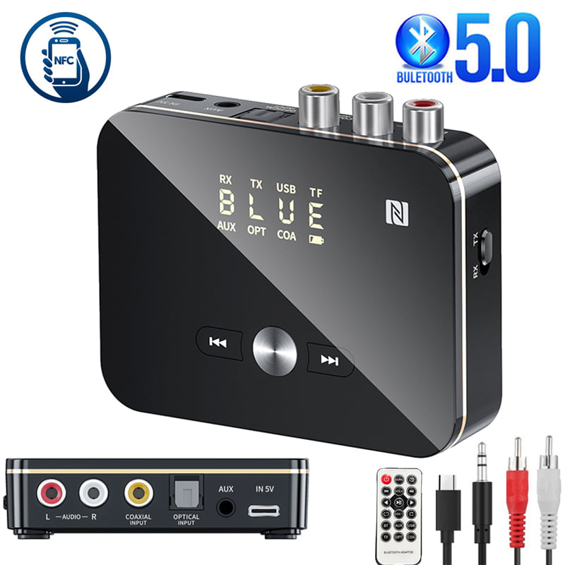 Bluetooth 5 0 Receptor Transmissor Adaptador De Áudio Ideal (m8