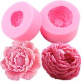 Juego De 2 Moldes De Silicona Para Caramelos De Flores Para Chocolate, Azúcar, Fondant, Jabón, Vela, Cera, Decoración De Pasteles